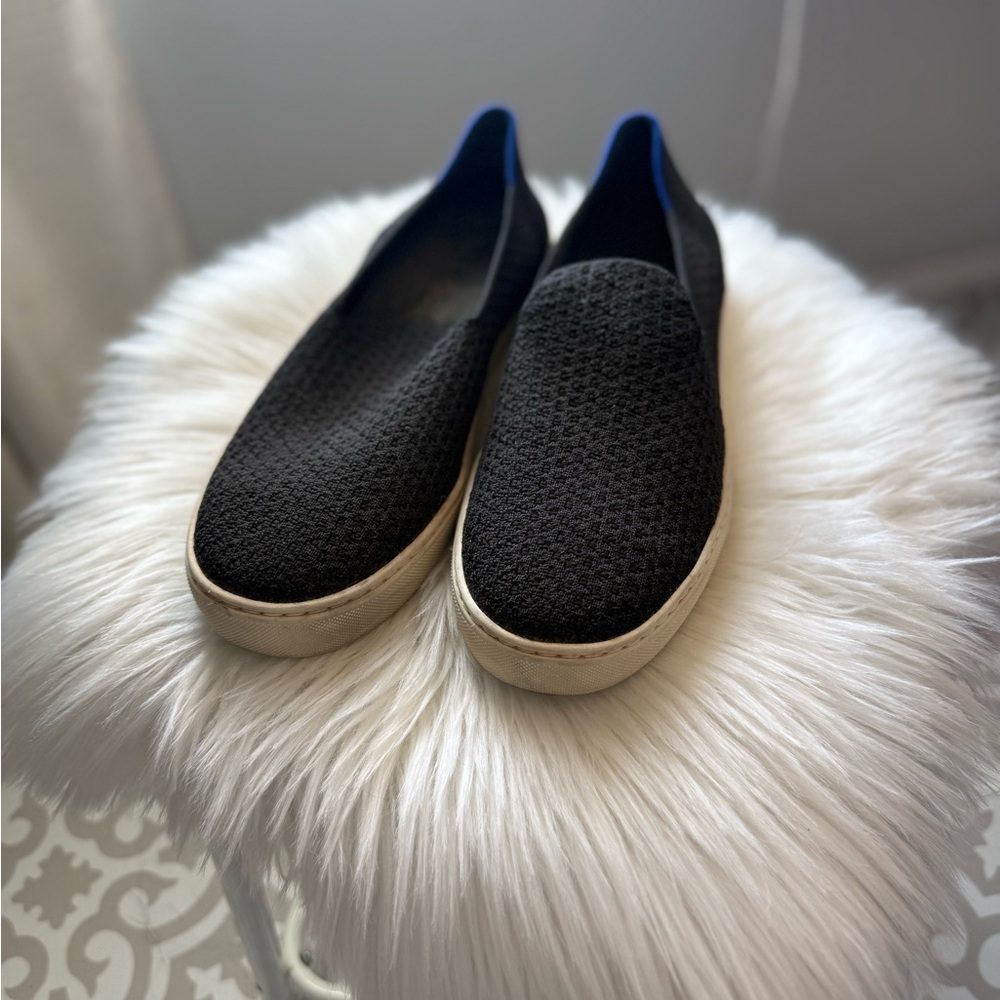Rothy’s black slip on sneakers - sz 9